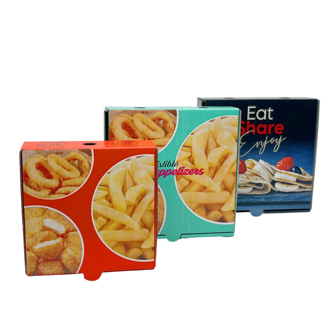 Black Takeaway Appetiser Food Box - 90 Pieces