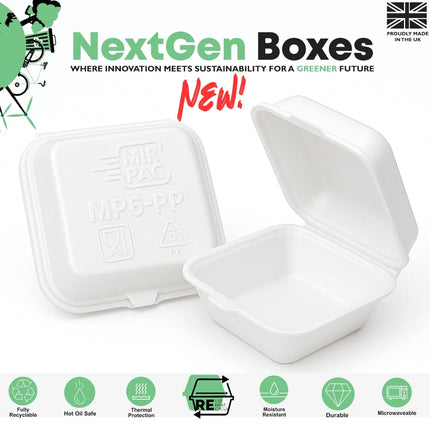 MP6-PP – Burger / Sandwich Box - 200 Pieces