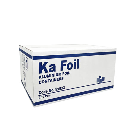 No. 9 Aluminium Foil Takeaway Food Container - 200 Pieces
