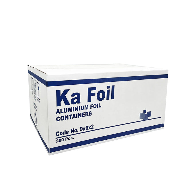 No. 9 Aluminium Foil Takeaway Food Container - 200 Pieces
