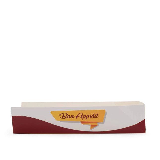 Printed Cardboard Takeaway Hot Dog Tray