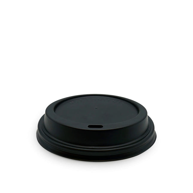 Takeaway Coffee Cup Lid - Black Lid - 1.000 pcs (8oz)