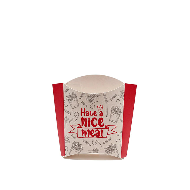 Small Cardboard Takeaway Chip Scoops - 1000 pcs