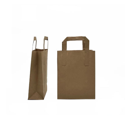 Takeaway Brown Paper Carrier Bag