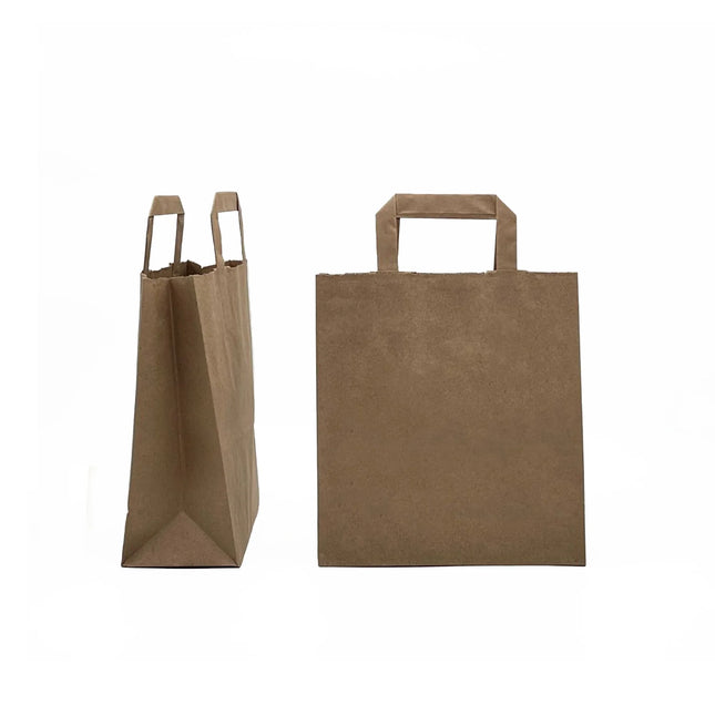 Takeaway Brown Paper Carrier Bag